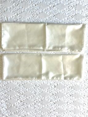 Satin Standard Pillowcase Set in Ivory